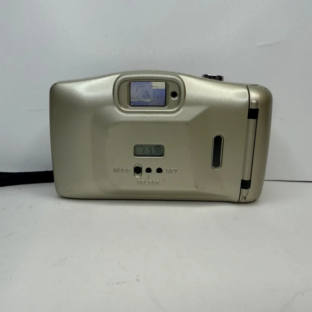 Yashica EZ View‎ AF 35mm Film Camera Kyocera 30mm Lens Champagne Gold